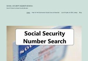 search by ssn for free - A free tool to retrive information by searching on a person's social security