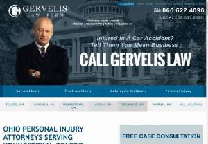 Ohio Personal Injury Lawyers - Gervelis Law Firm offers guidance and advocacy in a variety of services in areas of personal injury law and wrongful death.