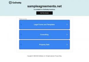 Sample Agreements - Guide to writing Agreements with various Samples for every situation.