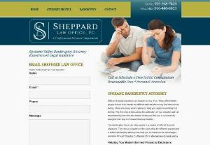 WA Attorneys - Attorneys at law firm of Sheppard Law Office, PC offer legal guidance to their clients in bankruptcy related issues.