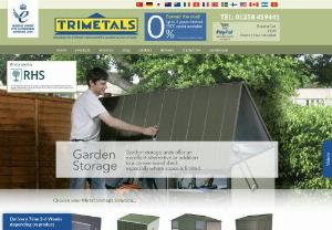 Garden Storage Shed - Metal garden storage shed manufacturer Trimetals has been established for 40 years and is firmly placed as Europe's leading producer of quality metal garden storage sheds.