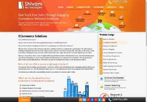 Ecommerce Solutions - Ecommerce solutions offered by a leading web development company in Melbourne, Australia. Contact Shivam for our latest offering in mobile application development on 03 99097799.