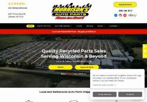 Domestic Auto Parts Wisconsin - Searching for used and recycled auto parts online? Morrison's Auto Parts offers best deals in used cars, used trucks, recycled and salvage auto parts in Wisconsin.