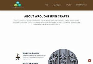 Wrought Iron Crafts -  Manufacturers, suppliers and wholesale exporters of wrought iron handicrafts, wrought iron hardware, wrought iron furniture, wrought iron garden furniture, wrought iron home decor, wrought iron garden decor, wrought iron lighting. Check out Wrought Iron Crafts.