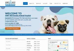 Best Veterinarian in Mississauga - Hwy 403-Dundas Animal Hospital offer services of Animal Hospital, Vets Services, Spay and Neuter, Best Veterinarian, Cheap Veterinarian Clinics in Mississauga. We will also take both emergency cases as well as less urgent medical, surgical, and dental issues.