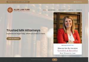 Minnesota Attorneys - Klun Law firm specializing in Real Estate and Family Law. Minnesota Attorneys and Lawyers.