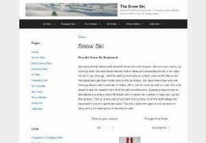 The Snow Ski - Discount Ski Equipment For Sale - New and used ski gear for sale at well below retail prices. Discounts on discontinued skis and used skis with bindings for substantially less than retail. We also offer a wide selection of women's skis, designed around the needs of skiing ladies.