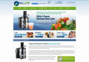Oklife Juicer and Juice Extractor - Best juicers, juice extractors and stainless steel juicers. Online shopping for juicers with Free Shipping on all juicers at everyday low price. Stainless steel juicers at affordable prices