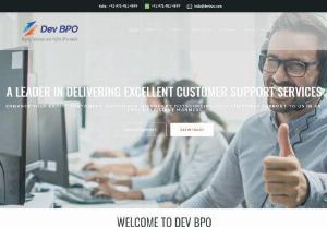 Dev BPO India - BPO in India providing Voice (Call Center) & Non-Voice (Data Related) processes Outsourcing Services.