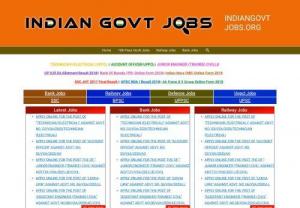 Indian Govt Jobs - Find latest Indian govt jobs, Government jobs in India, Indian Government jobs get alerts on Sarkari Naukri and keep yourself updated with latest vacancies in government positions from Indian Govt Jobs.