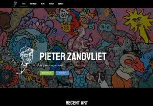 Pieter Zandvliet's Art World - Pieter Zandvliet is a painter/illustrator with a comic like style. He often uses fat outlines and bright, contrasting colors to make his images.

