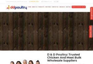 Wholesale Meat Supplier - DD Poultry is a Canadian wholesale supplier of fresh and frozen Meats, Chicken, and Souvlaki which offers a wide-range of recipes for preparing pork, chicken, lamb, and beef in Ontario.