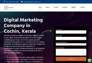 Digital Marketing, SEO, Social Media Marketing Agency - Best Digital Marketing Company in Kerala offers SEO, Web Design, Internet Marketing, Local SEO & Social Media Marketing services