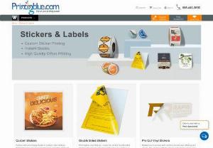 Sticker Printing - Sticker Printing - Printingblue is an online stickers printing company offers sticker printing, clear sticker printing, die cut and custom stickers with free designing and shipping.