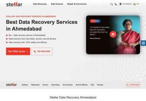  Data Recovery Services Ahmedabad - In Ahmedabad, Stellar has emerged as a reliable data recovery service provider ensuring up to 100 % recovery of your lost data. We recover lost data from all storage devices such as hard disk, Laptop hard disk, RAID server, memory card, NAS/SAN storage box etc. 