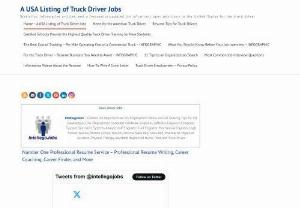Truck Driver Employment - A United States Listing - Truck Driver Employment is a site which is designed for the unemployed truck driver who is seeking employment. Here you will find a large listing of available jobs in the United States, current relevant news, statistics, and more. 