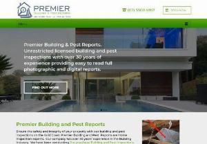 Gold Coast Pest Inspections - Premier Building Reports 5 Star Gold Coast Building Reports and Pest Inspections. Gold Coast Pool Inspections. Fully insured & licensed company. Reports in 24 hours. Prices from 