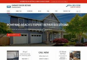 Garage Door Repair Pompano Beach - Nothing beats living on the beach.  It is like being on vacation all year round.  Beautiful weather and beautiful scenery come to mind when you picture a life at the beach.  That's what it is like living in Pompano Beach.  Who wouldn't want to wake up to a breeze of the Atlantic Ocean?  We love it a