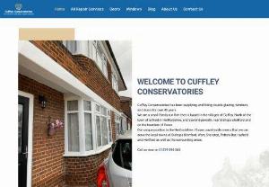 Conservatories and Conservatory Repairs in Enfield, Potters Bar, Barnet and Hertfordshire - Welcome to Cuffley Conservatories the number one for Conservatories and Double Glazing in Enfield and the surrounding Hertfordshire area Tel: 01707 873314