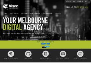 Web Design Melbourne - Based in Melbourne Australia, Vixen Internet Solutions offers an array of web services including website development, e-commerce solutions, logo design, software development and online marketing solutions.