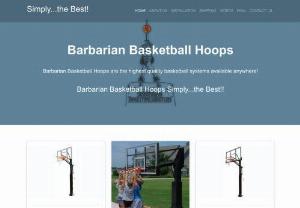 Topmost Quality Basketball Goals - Based in the USA, at Barbarian Basketball Systems Inc, you can find an extensive range of highest quality and durable in-ground basketball goals, in-ground basketball hoops, institutional basketball hoops and other basketball equipment.