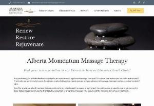Edmonton Massage Therapy - Alberta Momentum Massage Therapy! With 7 day a week operating hours, and 12 massage therapists to choose from, we offer a calm and fresh atmosphere to receive Registered Massage Therapy (RMT) treatments in Edmonton.