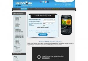 Unlock Blackberry 8520 - Blackberry 8520 phone will be permanently unlock and useable with any GSM service provider worldwide.