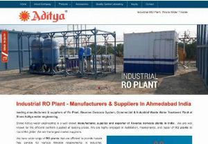 Industrial RO Plant - Manufacturers of Industrial RO Plants