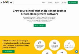 school management system - SchoolPad is a cloud based management and collaboration system for schools to help parents, students & school staff stay connected with the school anytime, anywhere.