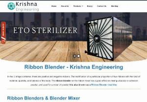 Ribbon Blender-Ribbon Blender Manufacturers, Suppliers and Exporters - Ribbon Blender, Octagonal blender, Ribbon Blender machine, Industrial Ribbon Blender - Exporters, Manufacturers and Suppliers from India.