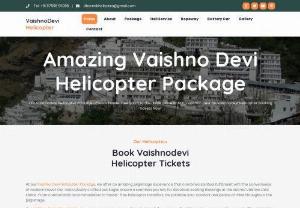 Vaishno Devi Helicopter Package - If you would like to take Vaishno Devi helicopter ticket then you can direct contact us for booking at lower cost. To know more informations about our Vaishno Devi helicopter ticket then you can direct contact us.