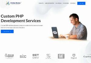 Hire PHP Web Developer - PHP Web Development - Hidden Brains is leading company and specializes in PHP Web development. We stand with professional and expert PHP developer team to provide innovative & unrivaled PHP development solution by utilizing latest technologies as per your needs.