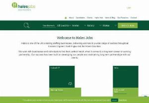 Permanent and Temporary jobs in Eastern England and East Anglia | Hales Jobs - Find your ideal job in Eastern England with Hales Group, a long established and private recruitment company in the UK
