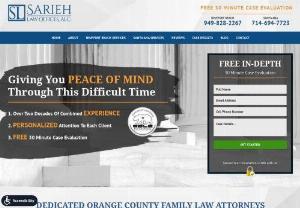 Orange County Divorce Attorney - Contact Sarieh Law Offices to speak to an experienced family lawyer in Orange County. Pick up the phone and call us at at 714-542-6200.