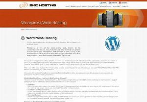 Wordpress Web Hosting Service Provider | BMCHosting - Wordpress users are continuously increasing every day, it is the best CMS with handy plugins. With wordpress web hosting get the updated version of wordpress CMS on demand!