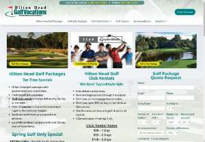 Hilton Head Golf Vacations - A local golf package company specializing in Hilton Head Island golf and accommodation packages. We package together golf and accommodations at a discounted price.