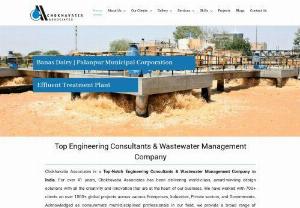Water treatment plants - Chokhavatia Associates is a leading environmental and waste water management company having worked over 600 treatment plants for over 500 clients.
