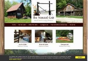 Nature Resort - The perfect place for a nature getaway! Log Cabin Lodging and Camping Northeast Iowa