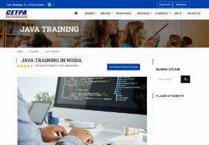 Java training programs - CETPA Infotech Pvt. Ltd,  offers both short term as well as long term industrial training programs for engineering students as well as for working professionals.