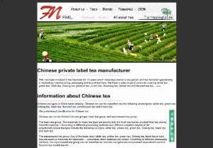 Premium Chinese Teas from China FML Corp. - Processing, packaging, and trading of Chinese teas including Green, Black, White, Oolong, and flavored teas. FML company is developing to be your most reliable tea business cooperator in China.