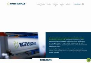 Water Treatment Solutions and Equipment - WaterSurplus - Looking for water treatment solutions? WaterSurplus delivers sustainable water treatment solutions and water treatment equipment.