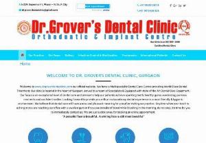 Dental Clinic Gurgaon - We have provided world class dental care in gurgaon. Our best services are dental implant,  root canal treatment,  orthodontic braces and child dentistry.