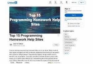 Computer Science Homework Help - Computer science refers to the study of computers involving hardware and software design. It includes several broad disciplines,  like artificial intelligence,  software engineering,  etc. Study of computer science is very broad because it includes various disciplines. Hence,  there should be focus 
