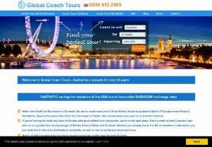 Trafalgar tours - Global Coach Tours is a specialist Holiday Tour operator who supplies services of Individual and Group Tour Bookings by Couch and Bus of UK,  USA and European Tourist areas with Operators including Contiki,  Insight,  Cosmos,  Leger,  Wendy Wu,  CIE Tours,  and Trafalgar.