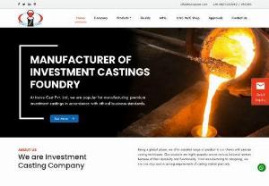 Investment Castings - Inovacast is a leading manufacturer of investment castings and investment casting foundry in India. Investment castings allow production of accurate components in range of metals and alloys.
