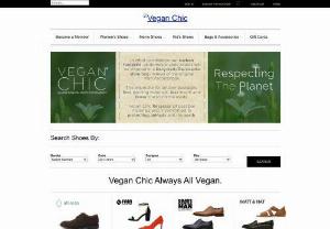 Vegan Chic - Vegan Shoes and Vegan fashion brought to you by Vegan Chic who offer an exclusive selection of vegan shoes,  vegan boots,  and animal-friendly fashion.