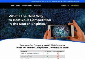 Secure Independence Inc - Secure Independence Inc is a search engine optimization company that offers affordable organic seo marketing where clients never pay for clicks. We guarantee targeted traffic on the first page of Google,  Yahoo and Bing. There are no long term contracts and we have a money back guarantee. Clients pa