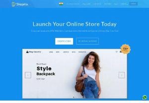 Shopnix eCommerce website Builder - Shopnix eCommerce website builder lets you create an online store within minutes. Build & Design an eCommerce website for books,  music,  photos,  art,  apparel,  clothes,  t-shirts,  grocery,  home decor,  almost anything. Get started by creating a free ecommerce website.