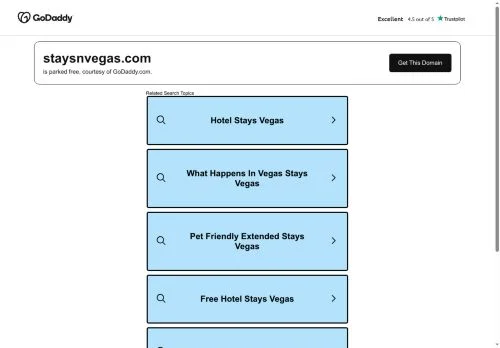 Screenshot of Stays N Vegas