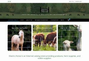 Farm fencing - We have the largest collection of electric fence supplies for farm fencing of any company. If you are not able to find it on the website then you can contact to the team and get the desired product of your choice.